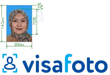 Eksempel bilde for Malaysia expat 99x142 piksler blå bakgrunn med riktig størrelse