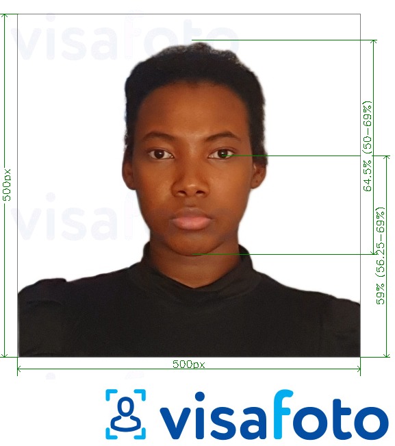 Eksempel bilde for Rwanda East Africa Tourist Visa online med riktig størrelse